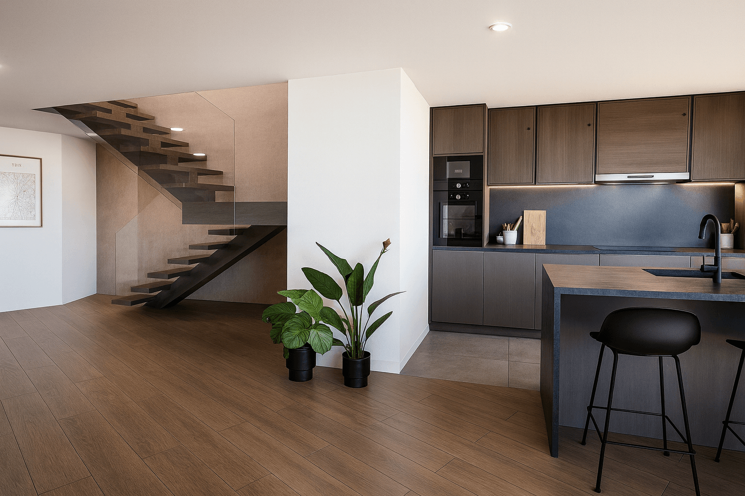 Villa B Duplex - Salon moderne